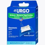 Băng cá nhân Urgo Brulures Waterproof 10x7cm (4 miếng) tiệt trùng, chống thấm nước