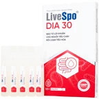 Bào tử lợi khuẩn cho người tiêu chảy cấp tính, rối loạn tiêu hoá Livespo DIA 30 (10 ống x 5ml)