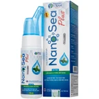 Xịt mũi muối biển Nano Sea Plus người lớn 75ml giúp làm sạch, thông mũi họng