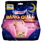 Băng vệ sinh dạng quần Diana Beauty Hip size L-XL - Gói 2 cái (vòng hông 90cm - 115cm)