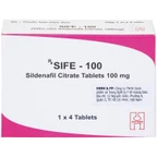 Thuốc Sife-100mg Hetero điều trị rối loạn chức năng cương dương ở nam giới (5 hộp x 4 viên)