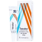 Thuốc mỡ tra mắt TobraDex Alcon điều trị viêm và nhiễm khuẩn (3,5g)