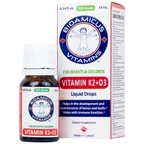 Dung dịch uống hỗ trợ tăng cường hấp thu Calcium Bioamicus Vitamin K2 & D3 (10ml)