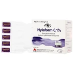Thuốc nhỏ mắt Hylaform 0,1% CPC1HN điều trị triệu chứng khô mắt, rối loạn biểu mô giác mạc (4 vỉ x 5 ống)