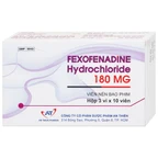 Thuốc Fexofenadine Hydrochloride 180mg An Thiên điều trị viêm mũi dị ứng theo mùa (3 vỉ x 10 viên)
