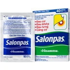 Thuốc Salonpas 6.5cm x 4.2cm Hisamitsu hỗ trợ giảm đau, kháng viêm (5 hộp x 4 gói)