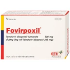 Thuốc Fovirpoxil 300mg OPV điều trị viêm gan B mạn tính và HIV-1 ở người lớn (3 vỉ x 10 viên)