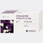 Thuốc Glimepiride 4mg Stella Pharm giảm đường huyết cho bệnh đái tháo đường típ 2 (6 vỉ x 10 viên)