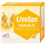 Dung dịch vệ sinh tai mũi họng Livespo Navax (5 ống x 5ml) + 1 bình giảm nguy cơ viêm đường hô hấp