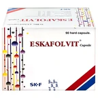 Thuốc Eskafolvit Capsule Eskayef phòng và điều trị bệnh thiếu máu do thiếu sắt (15 vỉ x 6 viên)