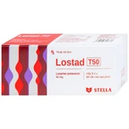 Thuốc Lostad T50 50mg Stella điều trị tăng huyết áp (3 vỉ x 10 viên)