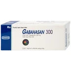 Thuốc Gabahasan 300 Hasan điều trị hỗ trợ trong động kinh cục bộ, đau viêm dây thần kinh ngoại biên (3 vỉ x 10 viên)