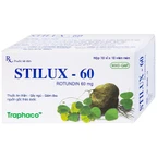 Thuốc Stilux-60 Traphaco dùng lo âu, căng thẳng, mất ngủ (10 vỉ x 10 viên)