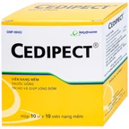 Thuốc Cedipect Imexpharm điều trị ho, long đờm (10 vỉ x 10 viên)