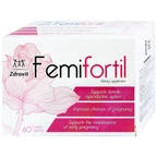 Viên bổ sung vitamin, khoáng chất cho phụ nữ mang thai Femifortil (4 vỉ x 15 viên)