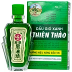 Dầu gió xanh Thiên Thảo Trường Sơn 12ml giúp giảm cảm cúm, nghẹt mũi, chóng mặt, đau đầu