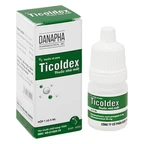 Thuốc nhỏ mắt Ticoldex Danapha điều trị viêm giác mạc, viêm kết mạc (5ml)