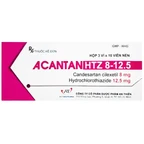 Thuốc Acantan HTZ 8-12.5 An Thiên điều trị tăng huyết áp (3 vỉ x 10 viên)