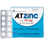 Thuốc A.T Zinc 10mg An Thiên điều trị tiêu chảy kéo dài (10 vỉ x 10 viên)