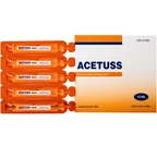 Dung dịch uống Acetuss Hà Nam tiêu nhầy trong bệnh viêm phế quản, bệnh nhầy nhớt (20 ống)