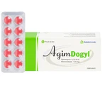 Thuốc Agimdogyl 125mg/750000IU Agimexpharm điều trị nhiễm trùng răng miệng cấp tính, mạn tính (2 vỉ x 10 viên)