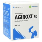 Thuốc Agiroxi 50 Agimexpharm điều trị nhiễm khuẩn do Mycoplasma pneumoniae (20 gói x 1.5g)