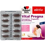 Viên uống bổ sung vitamin và khoáng chất cho phụ nữ mang thai Doppelherz Aktiv Vital Pregna (Hộp 30 viên)