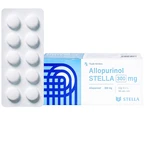 Thuốc Allopurinol Stella 300mg điều trị tăng acid uric máu, sỏi thận (3 vỉ x 10 viên)