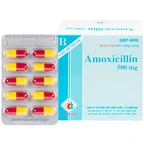 Thuốc Amoxicillin 500mg Domesco điều trị nhiễm khuẩn (10 vỉ x 10 viên)