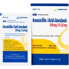 Thuốc Amoxicillin/Acid clavulanic 250mg/31,25 mg Imexpharm điều trị nhiễm khuẩn (Hộp 12 gói)