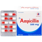 Thuốc Ampicillin 500mg Domesco điều trị nhiễm khuẩn (10 vỉ x 10 viên)