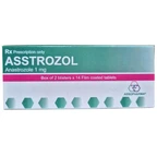 Thuốc Asstrozol Assopharmar điều trị ung thư vú đã tiến triển ở phụ nữ sau mãn kinh (2 Vỉ X 14 Viên)