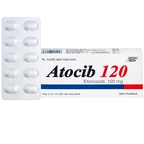 Thuốc Atocib 120mg DHG điều trị thoái hóa khớp, viêm khớp dạng thấp (3 vỉ x 10 viên)
