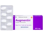 Thuốc Augmentin 625mg GSK điều trị nhiễm khuẩn (2 vỉ x 7 viên)