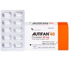 Thuốc Autifan 40 An Thiên điều trị rối loạn lipid huyết (3 vỉ x 10 viên)