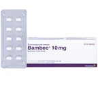 Thuốc Bambec 10mg AstraZeneca điều trị hen phế quản, co thắt phế quản (3 vỉ x 10 viên)