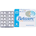 Thuốc Betaserc 16mg Abbott điều trị rối loạn tiền đình (3 vỉ x 20 viên)
