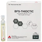 Thuốc BFS-Thioctic 10ml CPC1HN điều trị triệu chứng dị cảm trong bệnh đa thần kinh đái tháo đường (10 lọ)