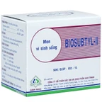 Men vi sinh sống Biosubtyl-II Biopharco điều trị tiêu chảy, viêm ruột cấp và mạn tính (50 gói)