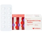 Thuốc Bisoprolol 2.5mg Tablets Stella điều trị tăng huyết áp, đau thắt ngực mạn tính ổn định (3 vỉ x 10 viên)