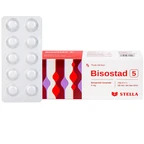 Thuốc Bisostad 5 Stella điều trị tăng huyết áp và đau thắt ngực (3 vỉ x 10 viên)