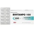Thuốc Bivitanpo 100 BV điều trị tăng huyết áp mức độ nhẹ và vừa (3 vỉ x 10 viên)