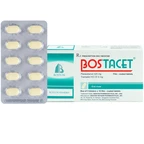 Thuốc Bostacet Boston điều trị các cơn đau từ trung bình đến nặng (2 vỉ x 10 viên)