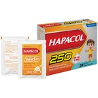 Bột Hapacol 250 DHG giảm đau, hạ sốt (24 gói)