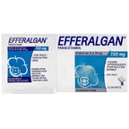Bột sủi Efferalgan 150mg UPSA SAS giảm đau, hạ sốt (12 gói)