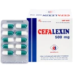 Thuốc Cefalexin 500mg Domesco điều trị nhiễm khuẩn (10 vỉ x 10 viên)