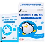 Bột pha hỗn dịch uống Cefdinir 125 - MV USP điều trị nhiễm khuẩn (10 gói)