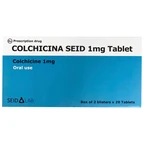 Thuốc Colchicina Seid 1MG phòng tái phát viêm khớp do gút và điều trị dài ngày bệnh gút (2 vỉ x 20 viên)