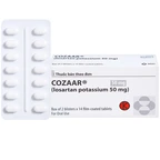 Thuốc Cozaar 50mg MSD điều trị tăng huyết áp (2 vỉ x 14 viên)