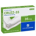 Thuốc Cruzz-35 Davi Pharm phòng ngừa và điều trị loãng xương (1 vỉ x 4 viên)